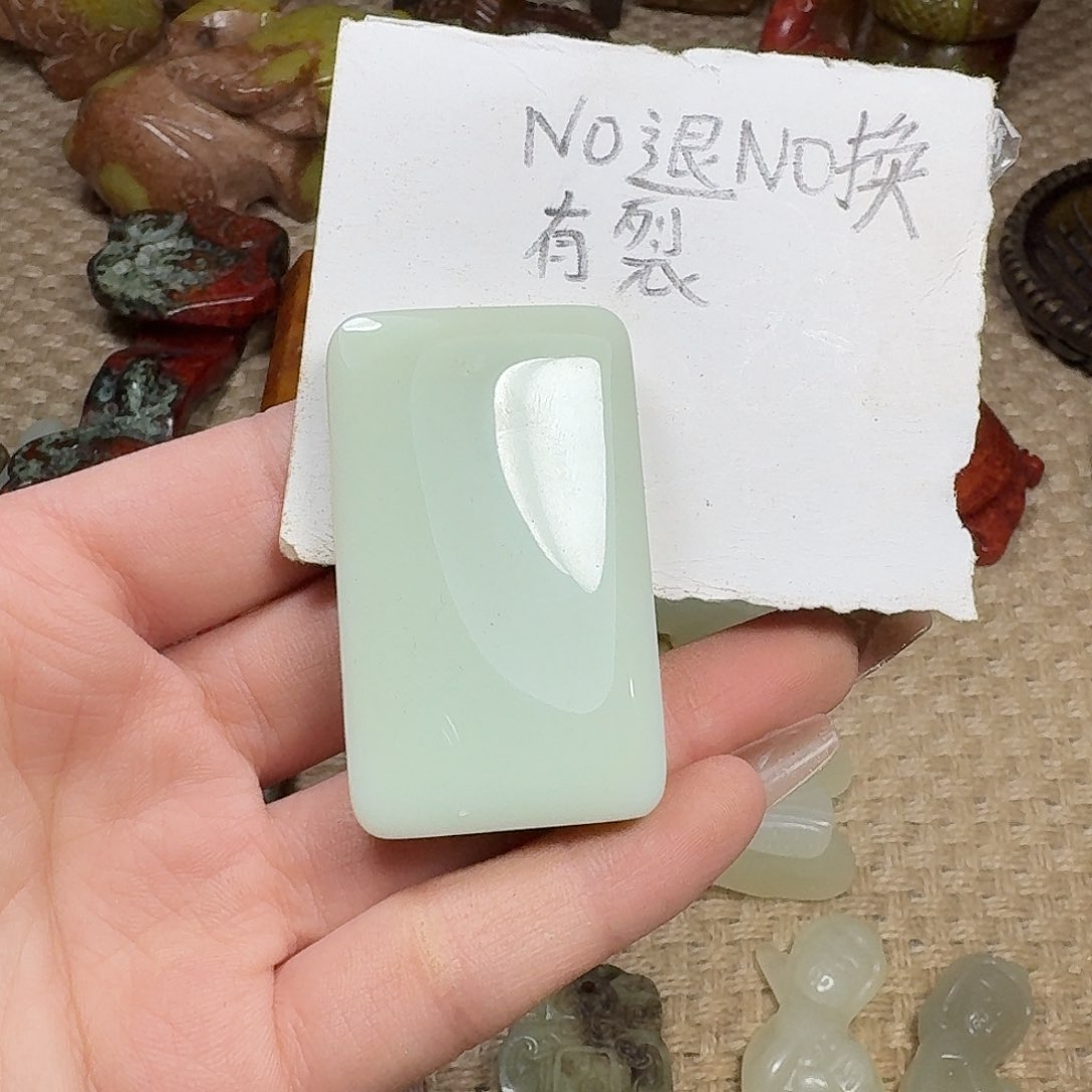 白玉菩提吊坠挂件