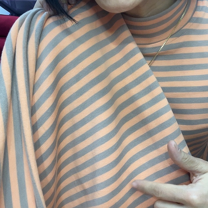 混纺条纹拉架70厘米