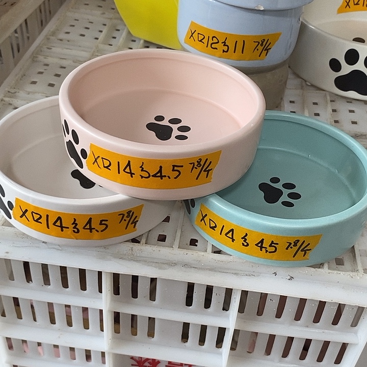 陶盆有孔 瑕疵针孔漏釉介意勿拍 口高