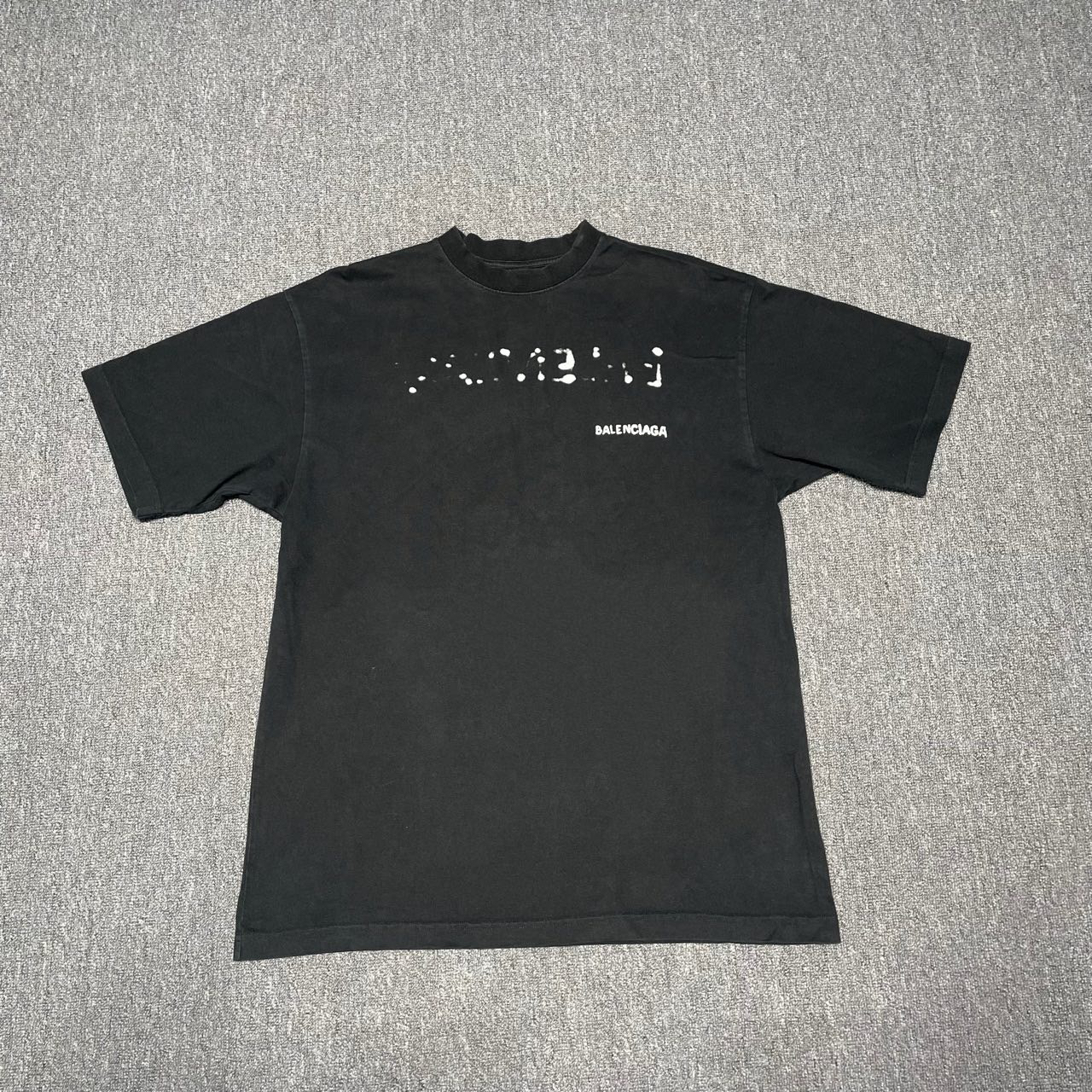 99新 Balenciaga/巴黎世家 渗透logo短袖/xs码