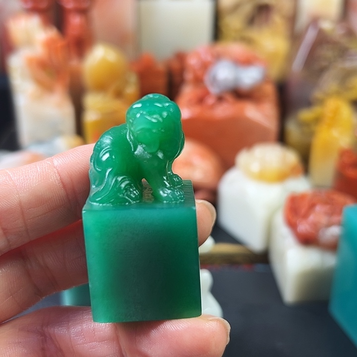 寿山石印石豆*寿山石篆刻章