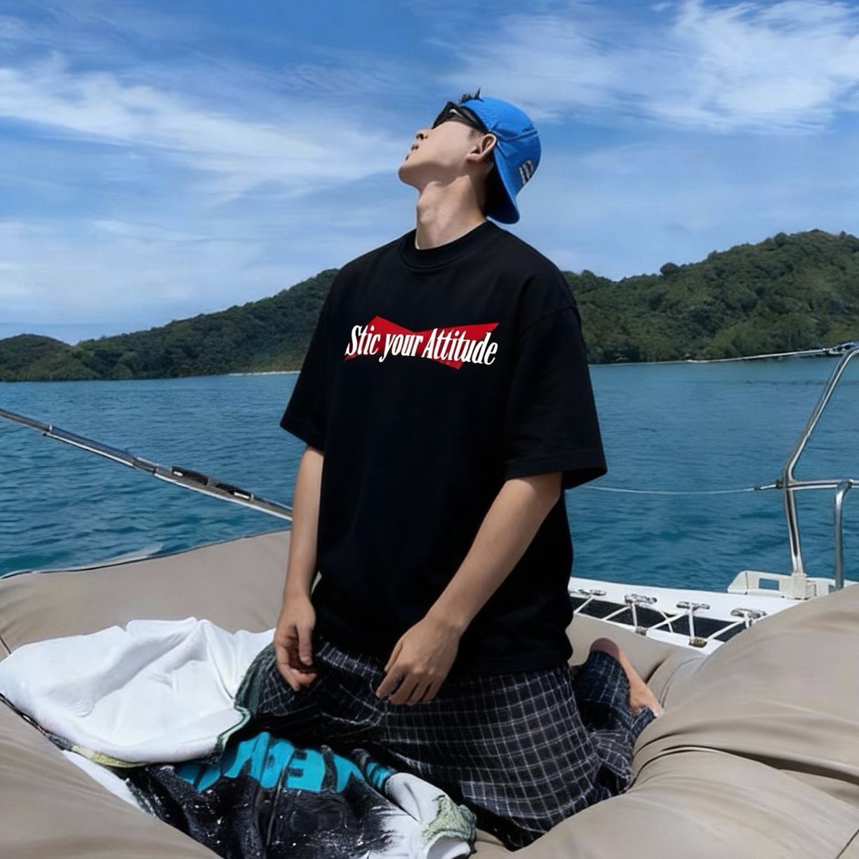 定制潮牌重磅320克潮流百搭男女短袖T恤