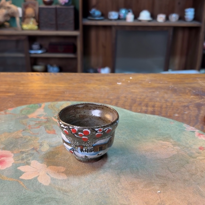 金***姐柴烧纯手工手绘陶瓷