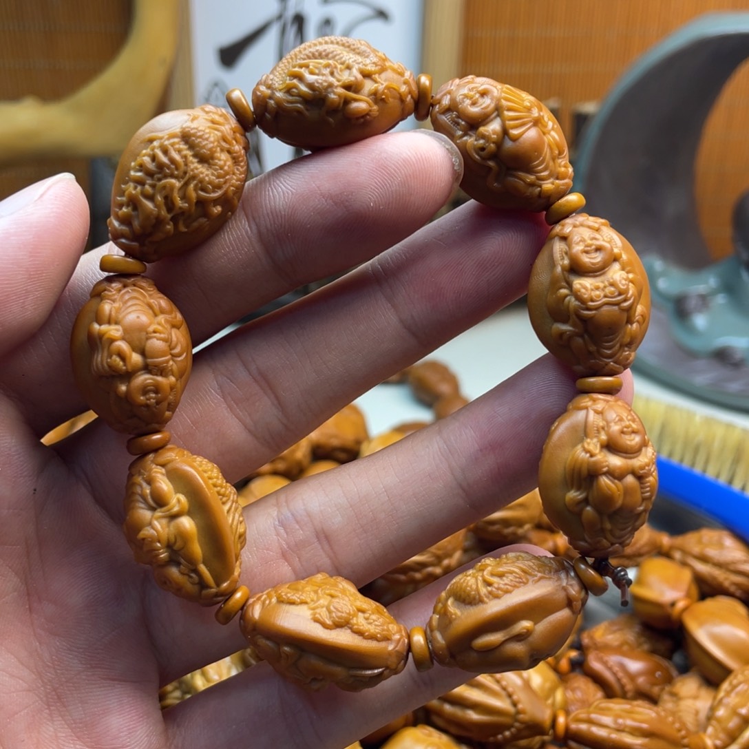 橄榄核手串/手链橄榄核雕工艺手串5119
