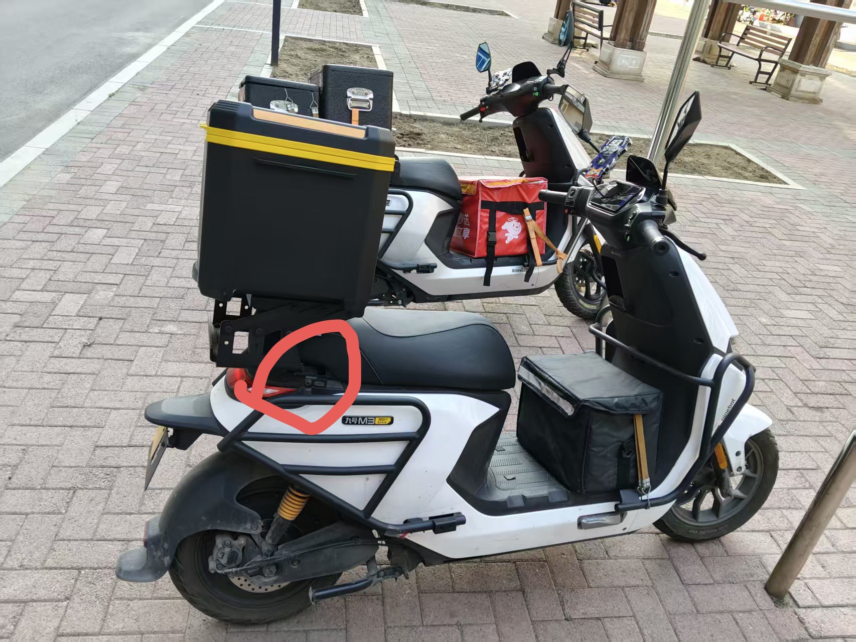 铁酷奇原创折叠尾架九号M95C、M395C、N385C、M80C、M85C通用款