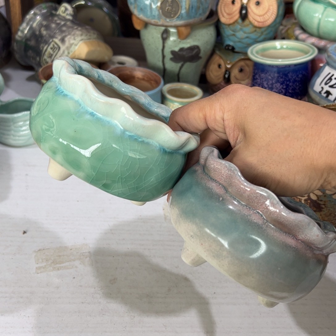 陶瓷陶瓷多肉花盆@@1967