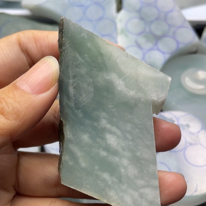 定制翡翠未镶嵌片料定制不退不换