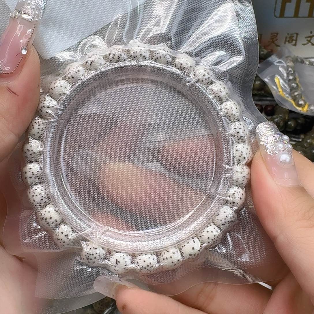 星月菩提手串38傲世半臂白星月菩提河豚87桶单圈