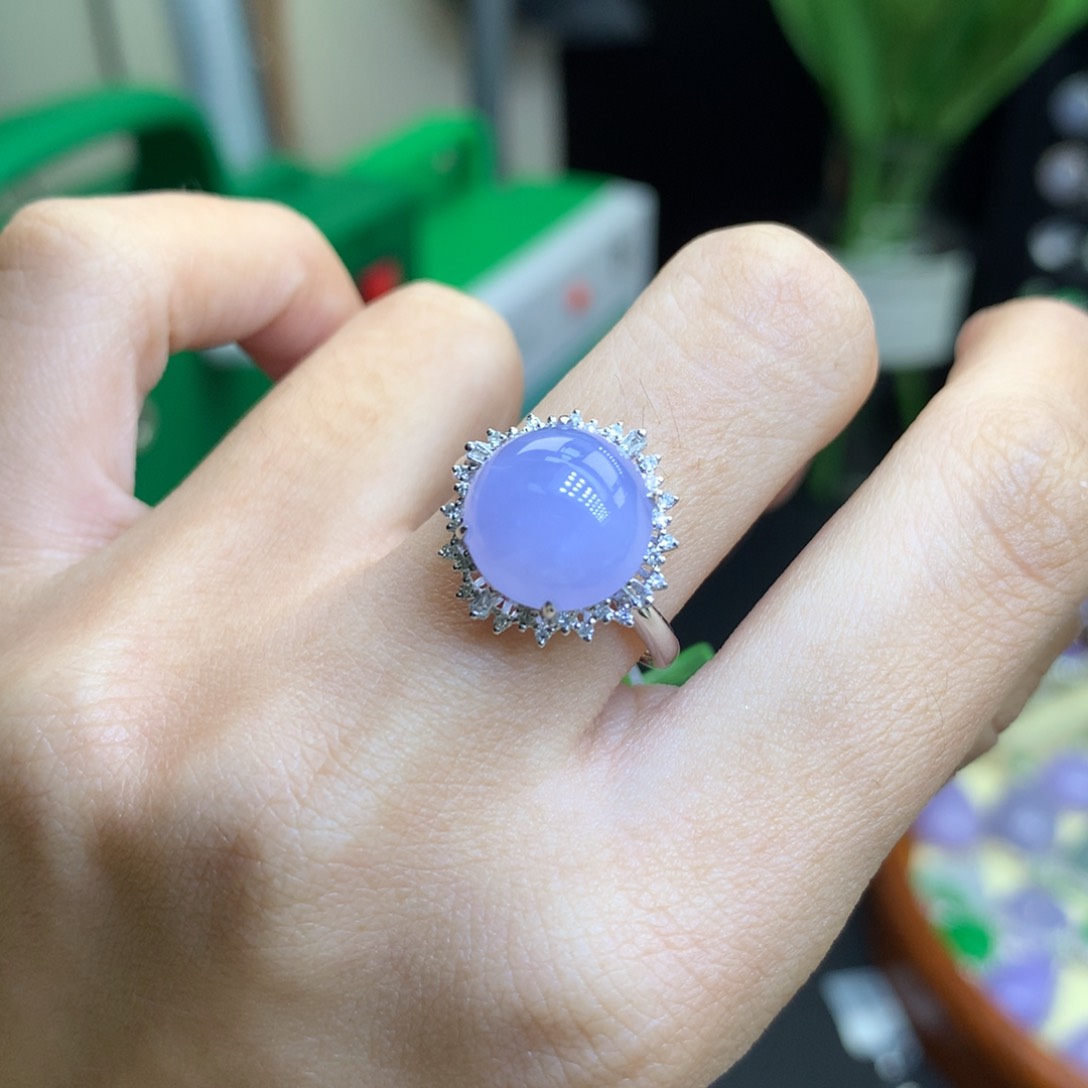 翡翠颈饰18K金镶嵌C***a天然