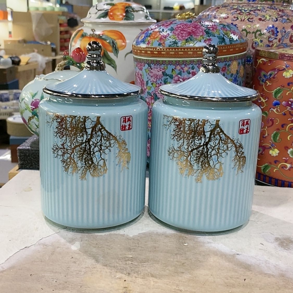 【闪购商品】罐茶叶罐陶瓷茶叶罐