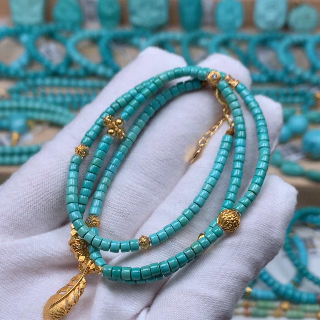 绿松石精品配饰未镶嵌