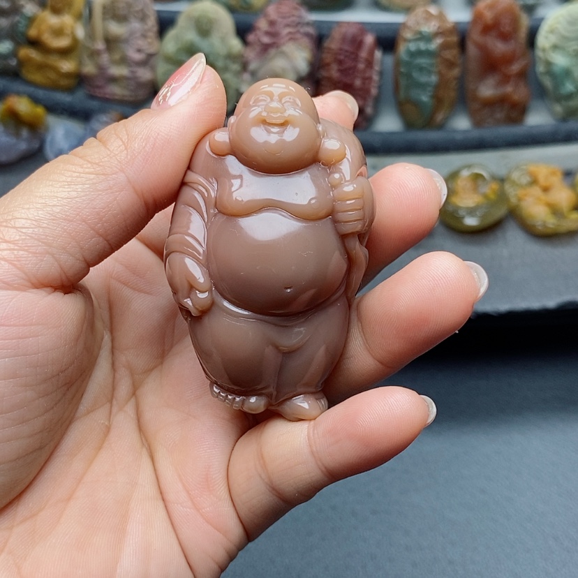 【闪购商品】定制石英质玉手把件未镶嵌