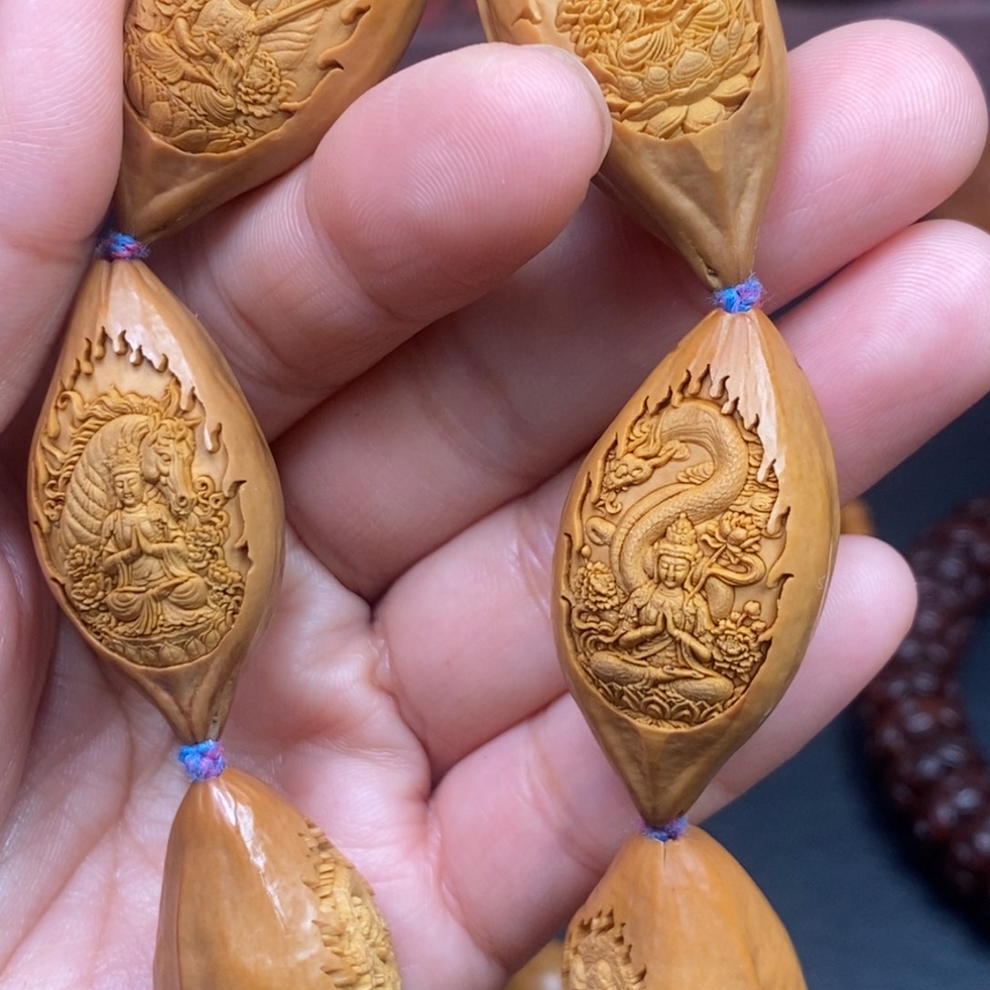 猴头核桃吊坠橄榄核桃