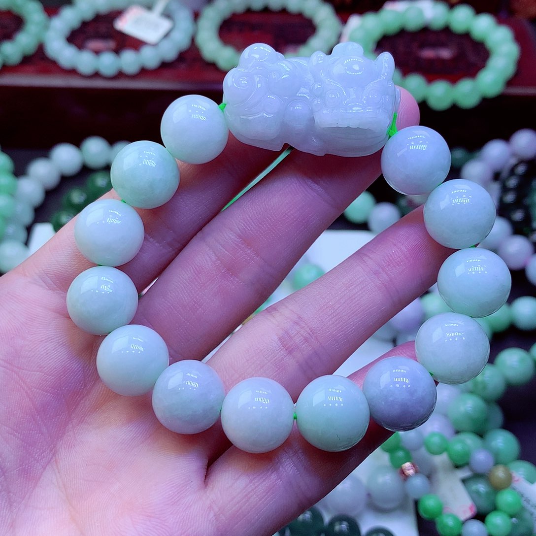 翡翠未镶嵌毛衣链