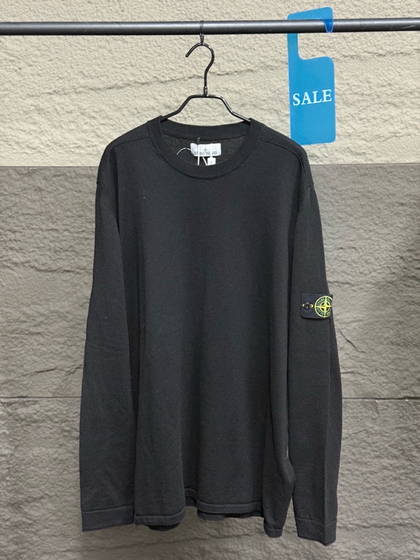 全新未使用 STONE ISLAND 石头岛黑色针织卫衣 XXXl码