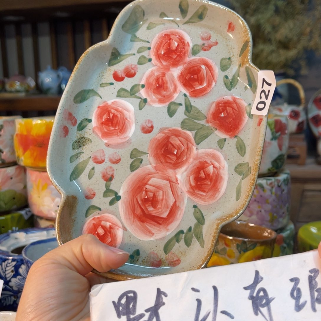 杯素浅陶瓷手工手绘