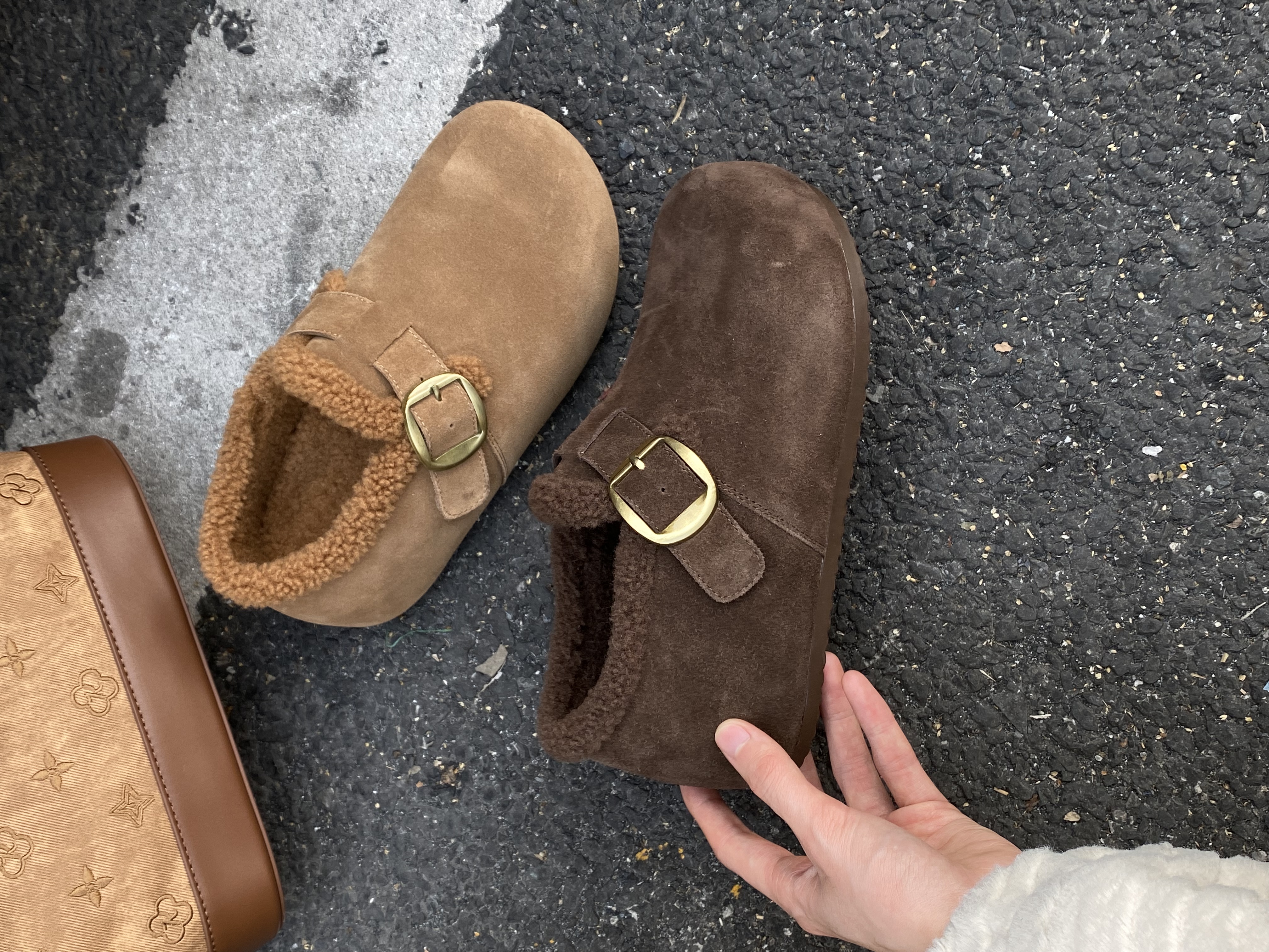 ZSWD2025【休闲加厚绒一脚蹬懒人圆头勃肯】768-888