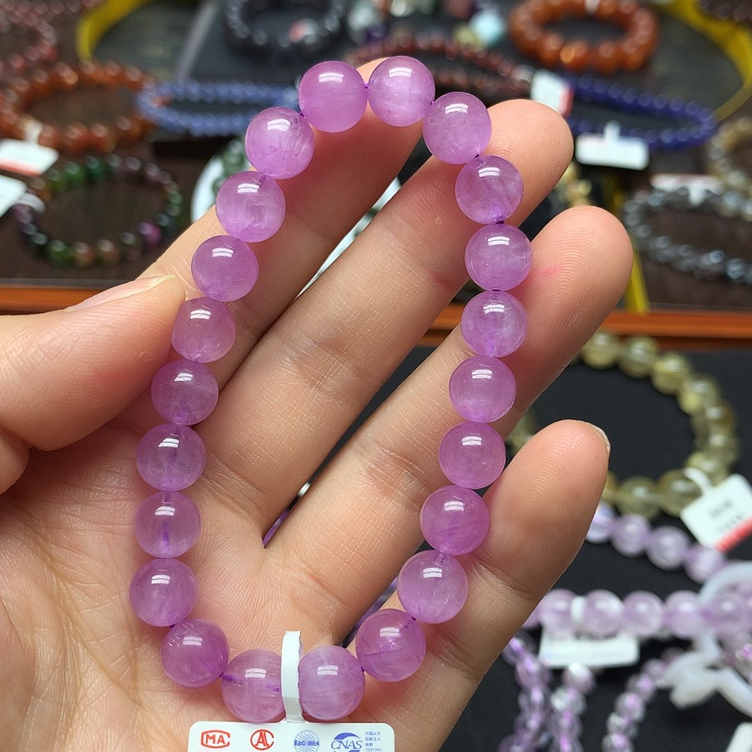 锂辉石手链未镶嵌手链