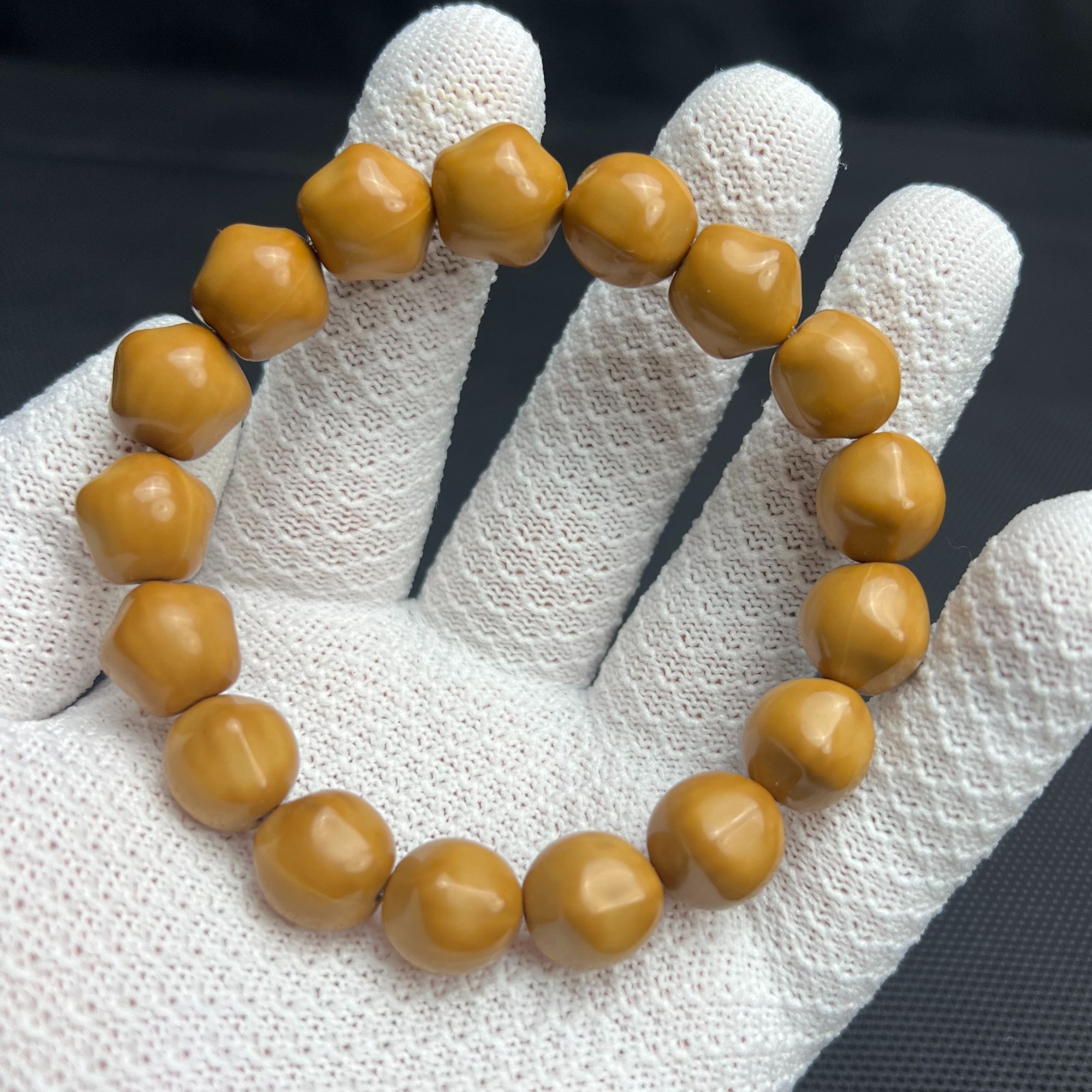 猴头手串【小星星】原皮原色无泡药