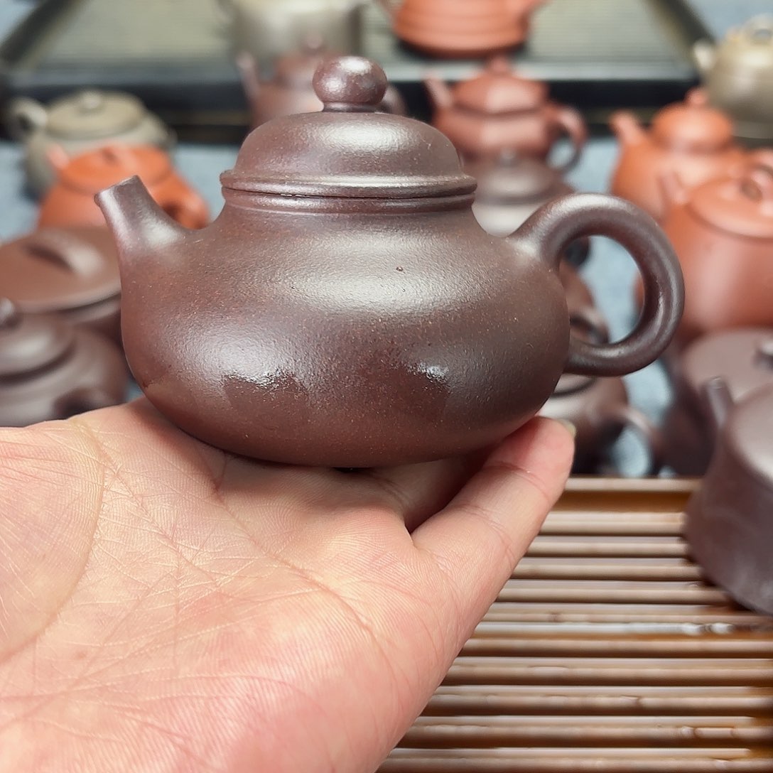紫砂茶壶全手工容天