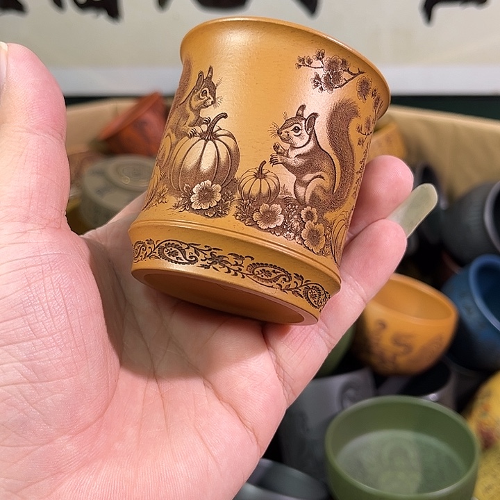 茶杯紫砂全手工紫砂主人杯