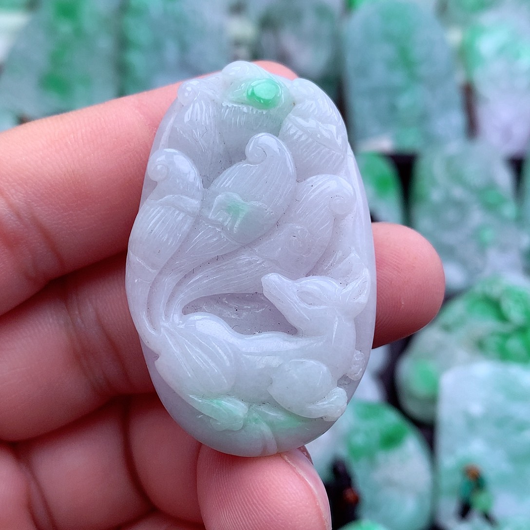 翡翠吊坠(不含链)未镶嵌