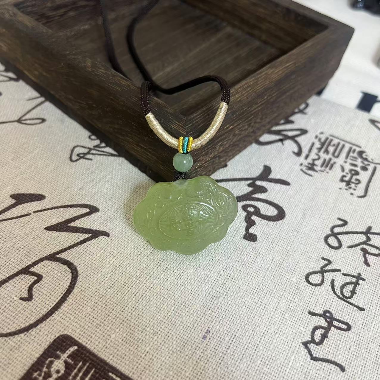 【抖音质检发货】纯天然长命锁随机发货品质优良 讲解勿拍