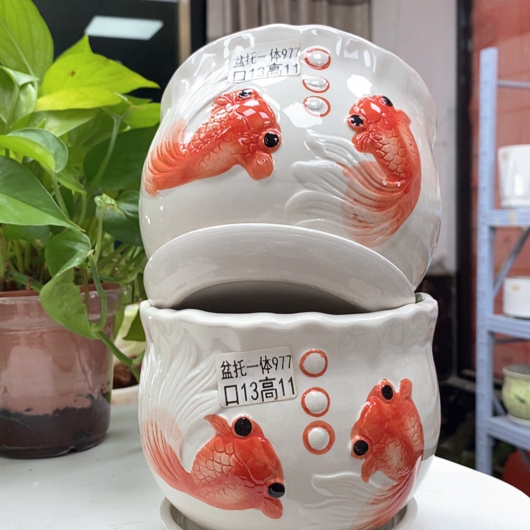 @夏西陶瓷花盆@@5977