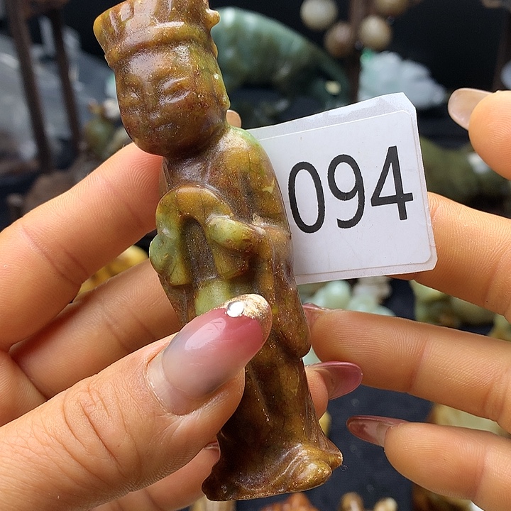 和田玉未镶嵌车挂