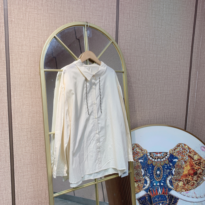 CU43孕妇杏色上衣100-150