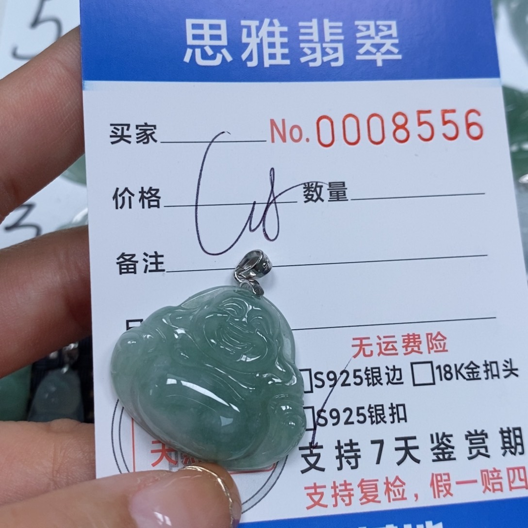 翡翠颈饰未镶嵌天然缅甸翡翠