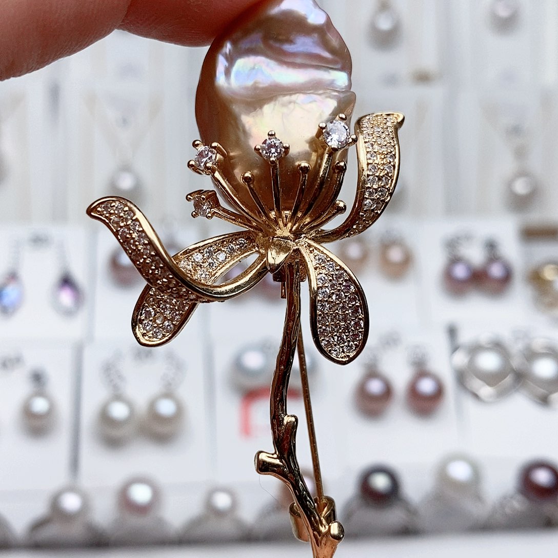 颈饰合金淡水珍珠027