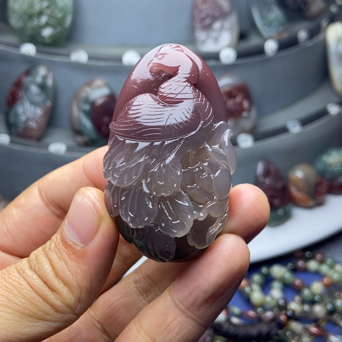 d***s玛瑙/玉髓未镶嵌颈饰