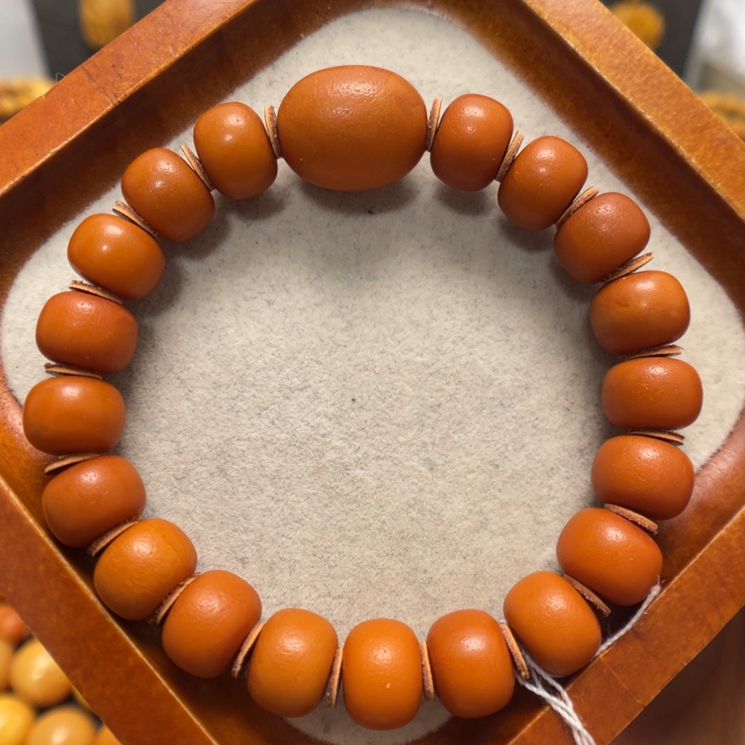 蜜蜡未镶嵌手链蜜蜡