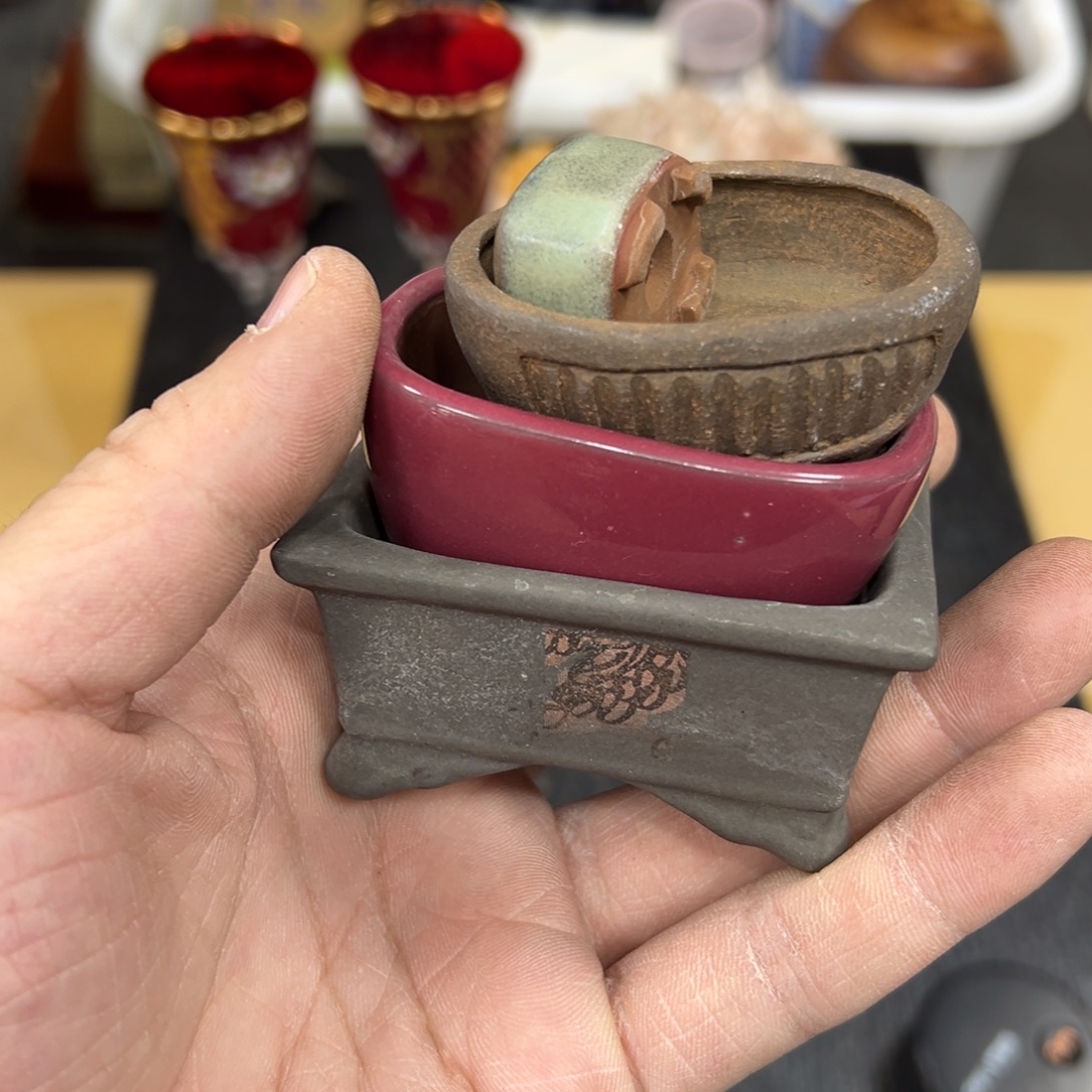 陶瓷日本中古工艺品摆件