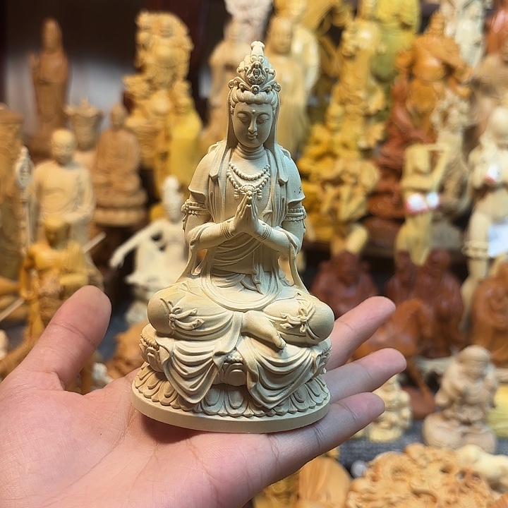 黄杨木黄杨木瑕疵观音