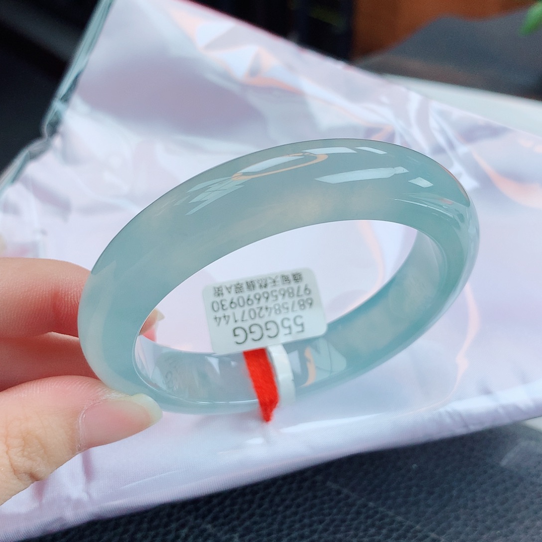 翡翠手镯未镶嵌缅甸天然翡翠A货