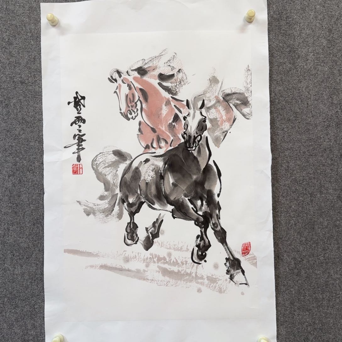 国画zz卜登云老师手绘作品
