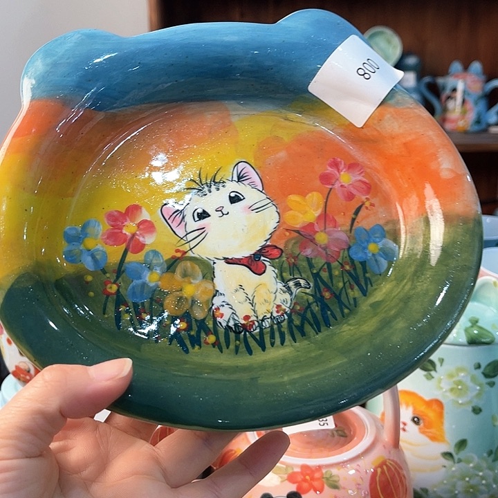 陶景德镇釉下手绘陶瓷 