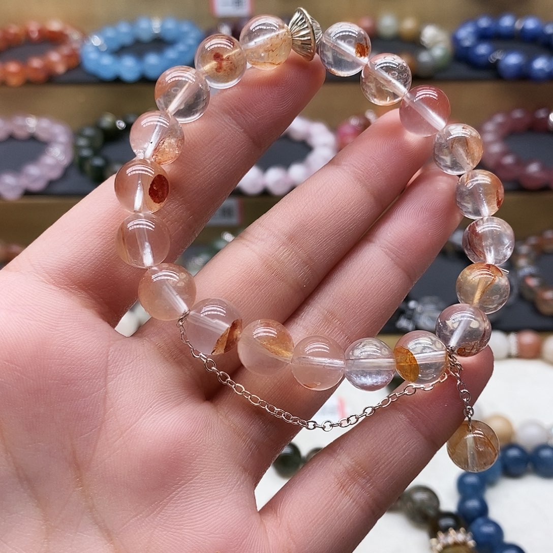 水晶手链未镶嵌胶花