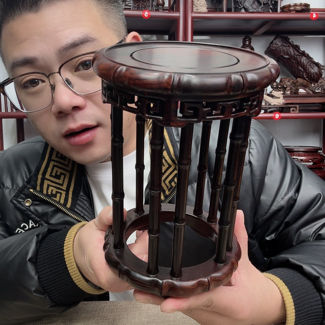 微凹黄檀工艺品底座