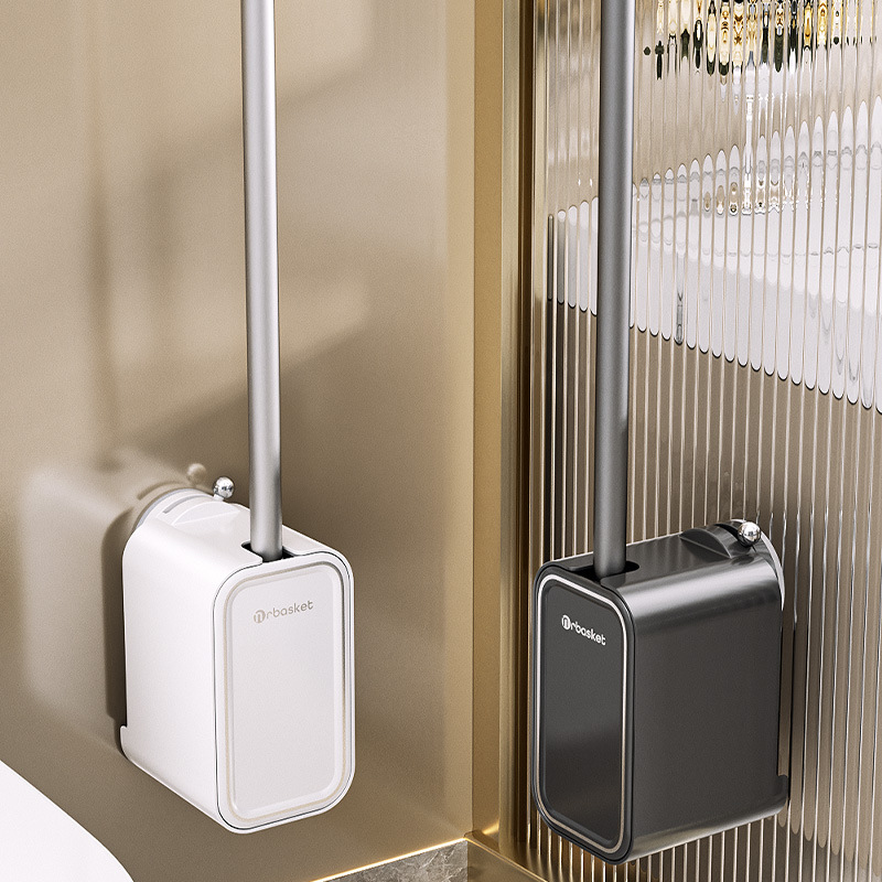 吸盘马桶刷家用死角壁挂免打孔厕所刷子卫生间专用长柄清洁刷否