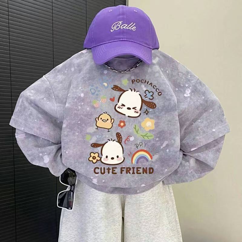 韩版儿童男童秋季服装长袖T恤中小童宝宝秋装百搭休闲卡通上衣
