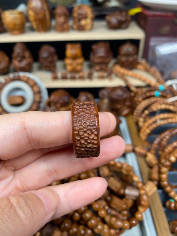 库克锤纹扳指可定做