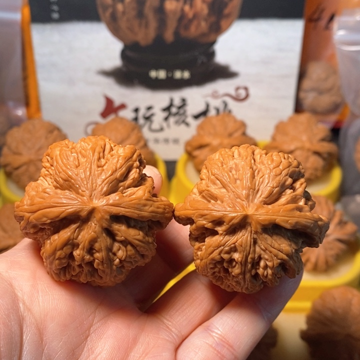 文玩核桃把件粗筋 44 42