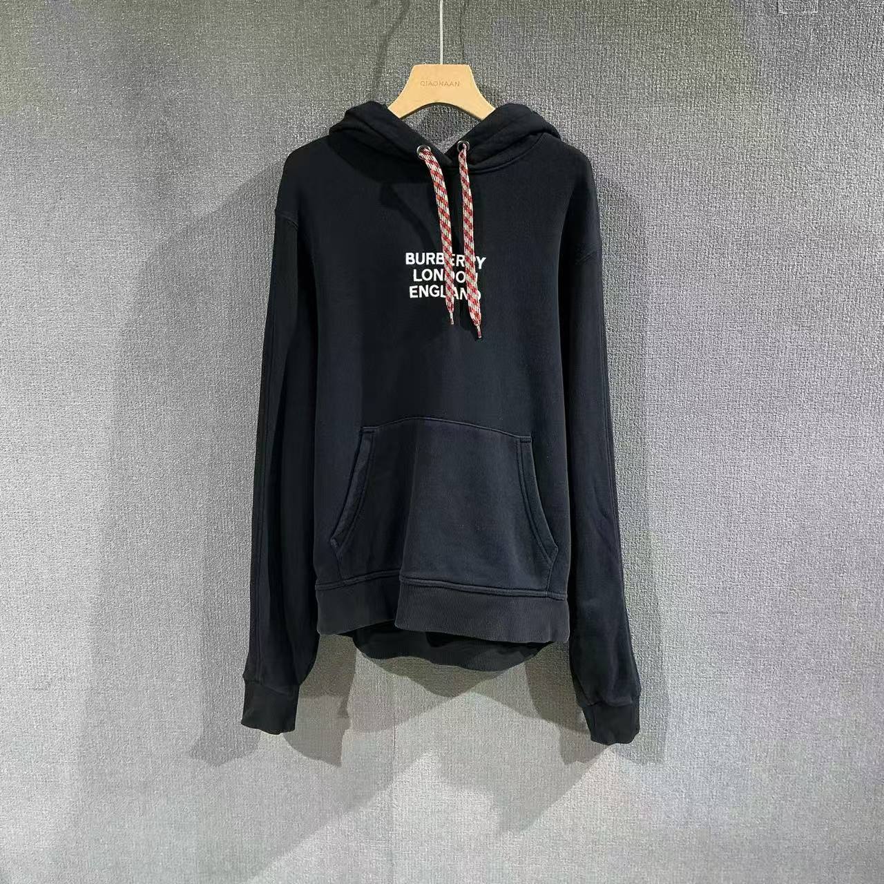 99新 BURBERRY/博柏利 （pm）字母印花帽衫卫衣 99新s码/1341