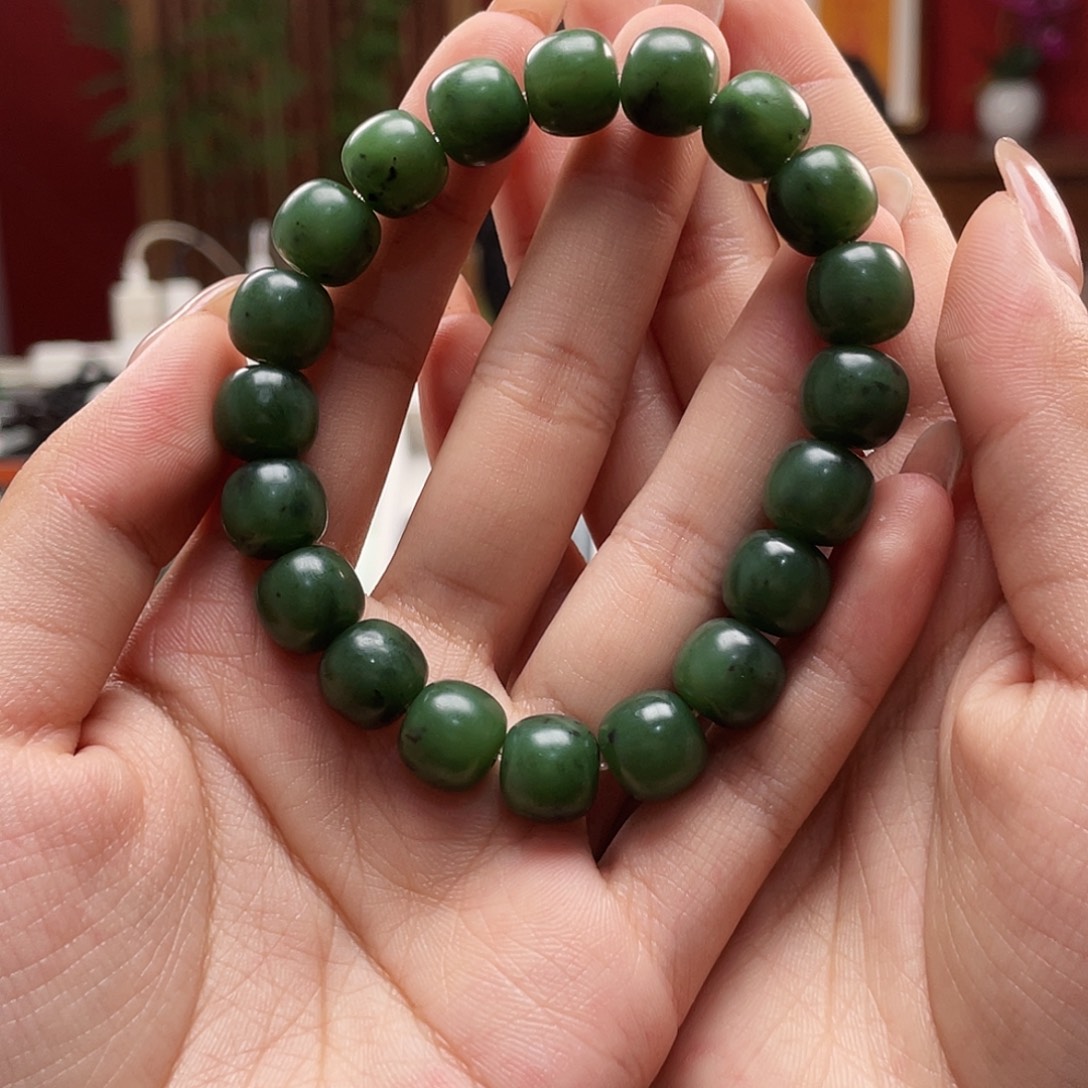 未镶嵌手链和田玉新疆和田玉碧玉老10/11