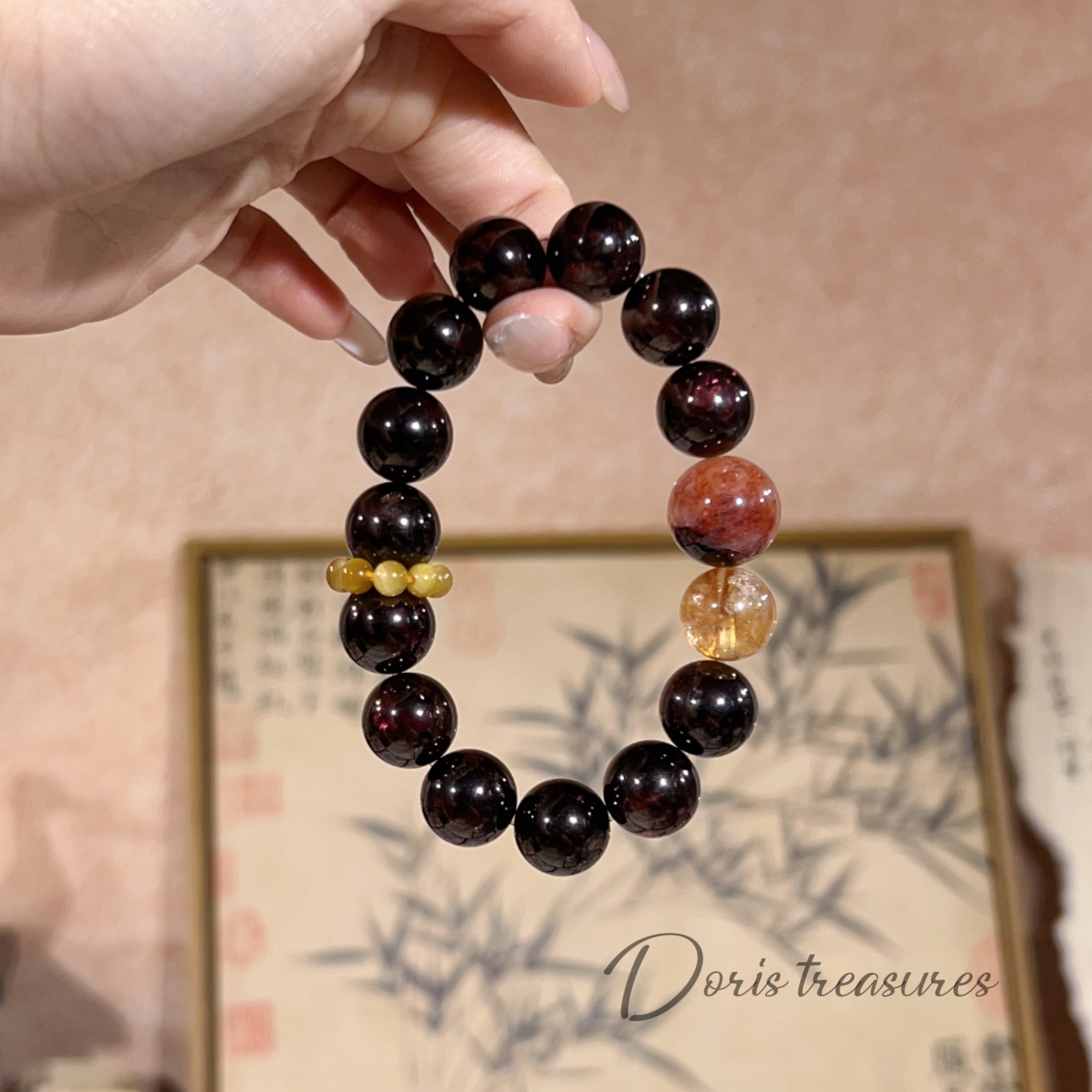 【贵妃醉酒】 H天然水晶手串 多样性发一 颜色微差