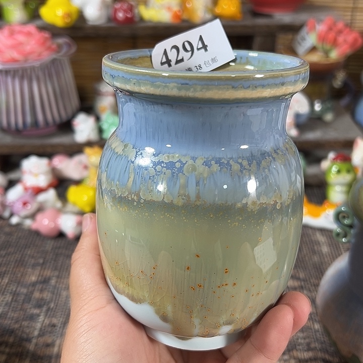 口7高12 手工花盆满30包邮