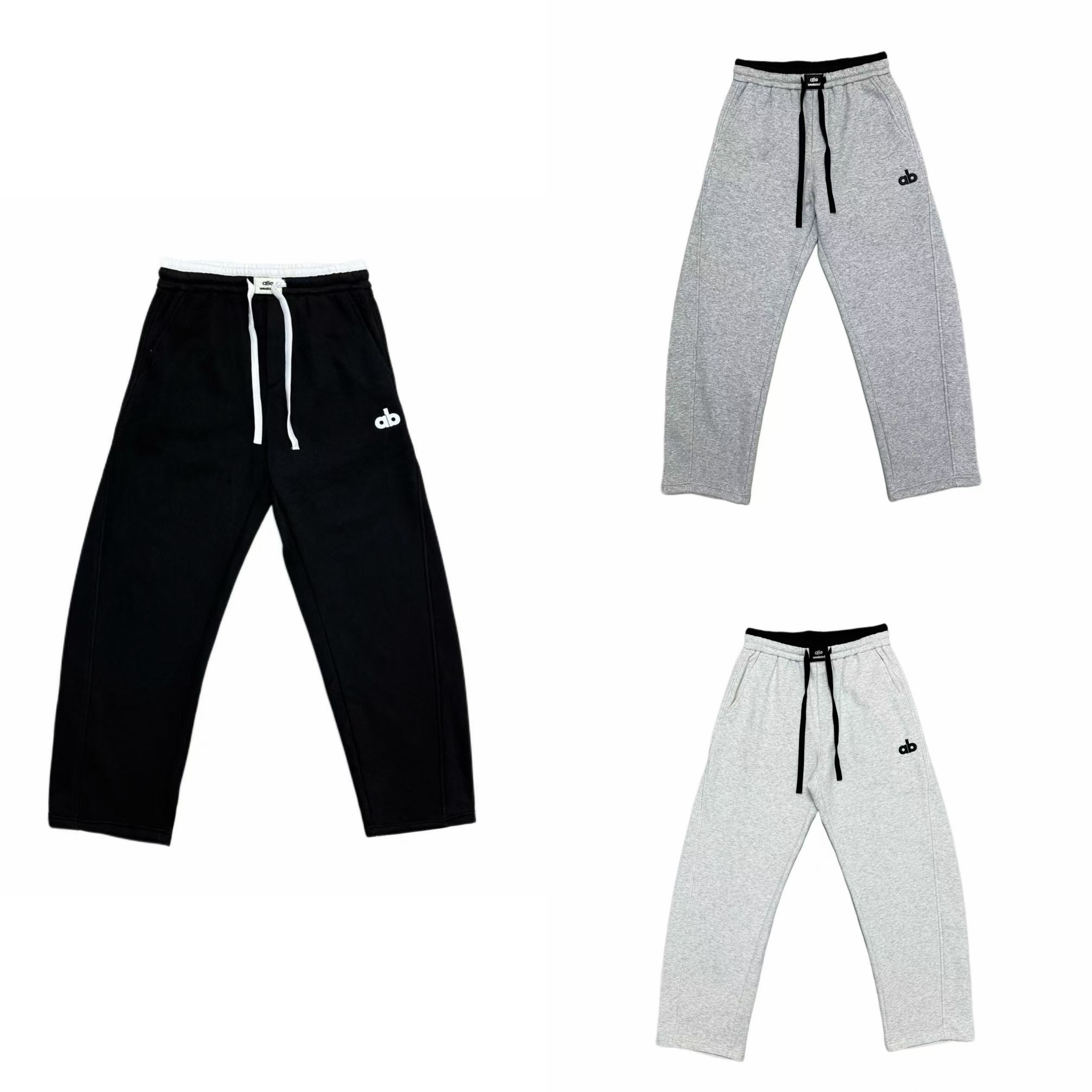 [NW]黑色拼接腰头AB设计款潮流儿童奥粒绒休闲裤（暖暖冬日）